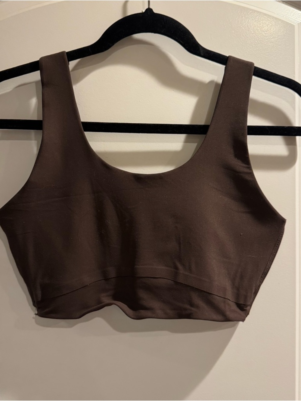 all in motion Brown Seamless Scoop Sports Bralette